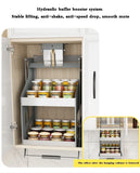 Up Down Pull Down Storage Spice Racks Wall Cabinet