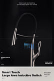 Touch Switch Cold Hot Dual Control Magnetic Sink Faucet