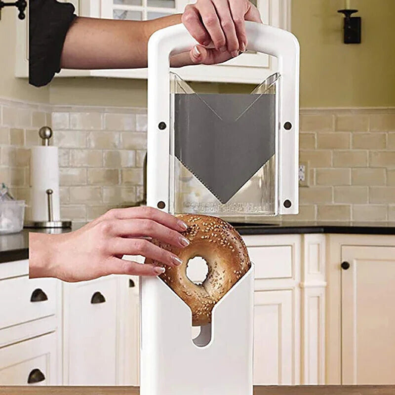 Stainless Steel Guillotine Type Manual Bread Slicer