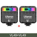 2PCS RGB Black