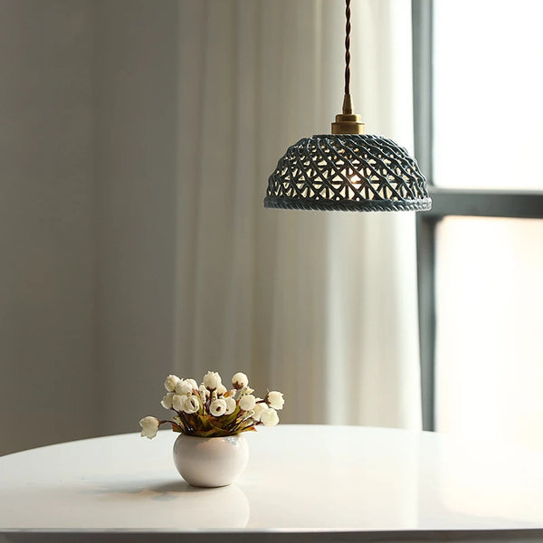 Nordic Copper Modern LED Pendant Lamp Luminaire Lighting