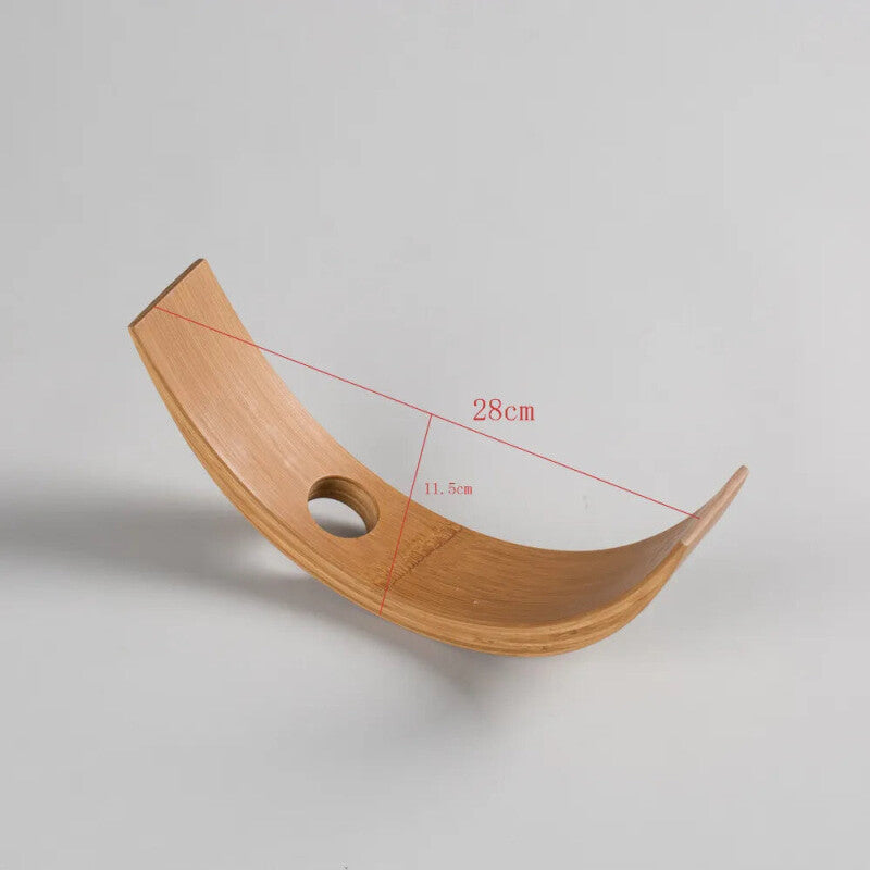 Bamboo Wooden Shelf Bottle Holder Creative Decoration