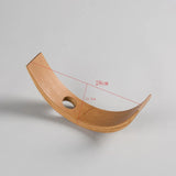 Bamboo Wooden Shelf Bottle Holder Creative Decoration