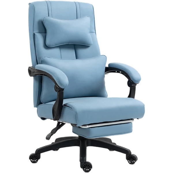 Ergonomic Back Support Office Desk Footrest Swivel Chair