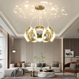 Nordic Abstract LED Bulbs Hanging Pendant Chandelier