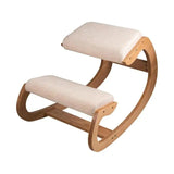 Ergonomic Wooden Kneeling Stool Posture Office Chair