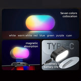 Mini RGB LED Magnetic Fill Portable Light