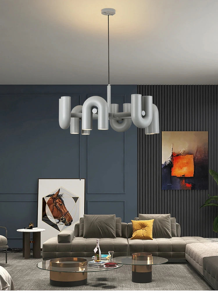 Modern Simple Bauhaus U Shaped Pendant Lamp