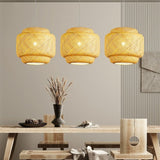 Lantern Style Handmade Bamboo Pendant Light