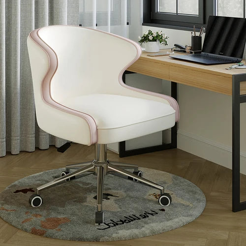 PU Adjustable Office Swivel Wheels Chair