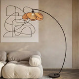 Flower Rattan LED Floor Stand Light Lamp