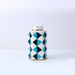 Hexagonal Striped Grid Pot Modern Minimalist Vase