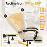 Ergonomic Footrest High Back Reclining Office Chair