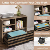 L Shaped Office Storage Shelves Desk