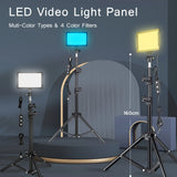 RGB LED Video Photo Studio Lamp Tripod Panel Light