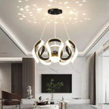 Nordic Abstract LED Bulbs Hanging Pendant Chandelier