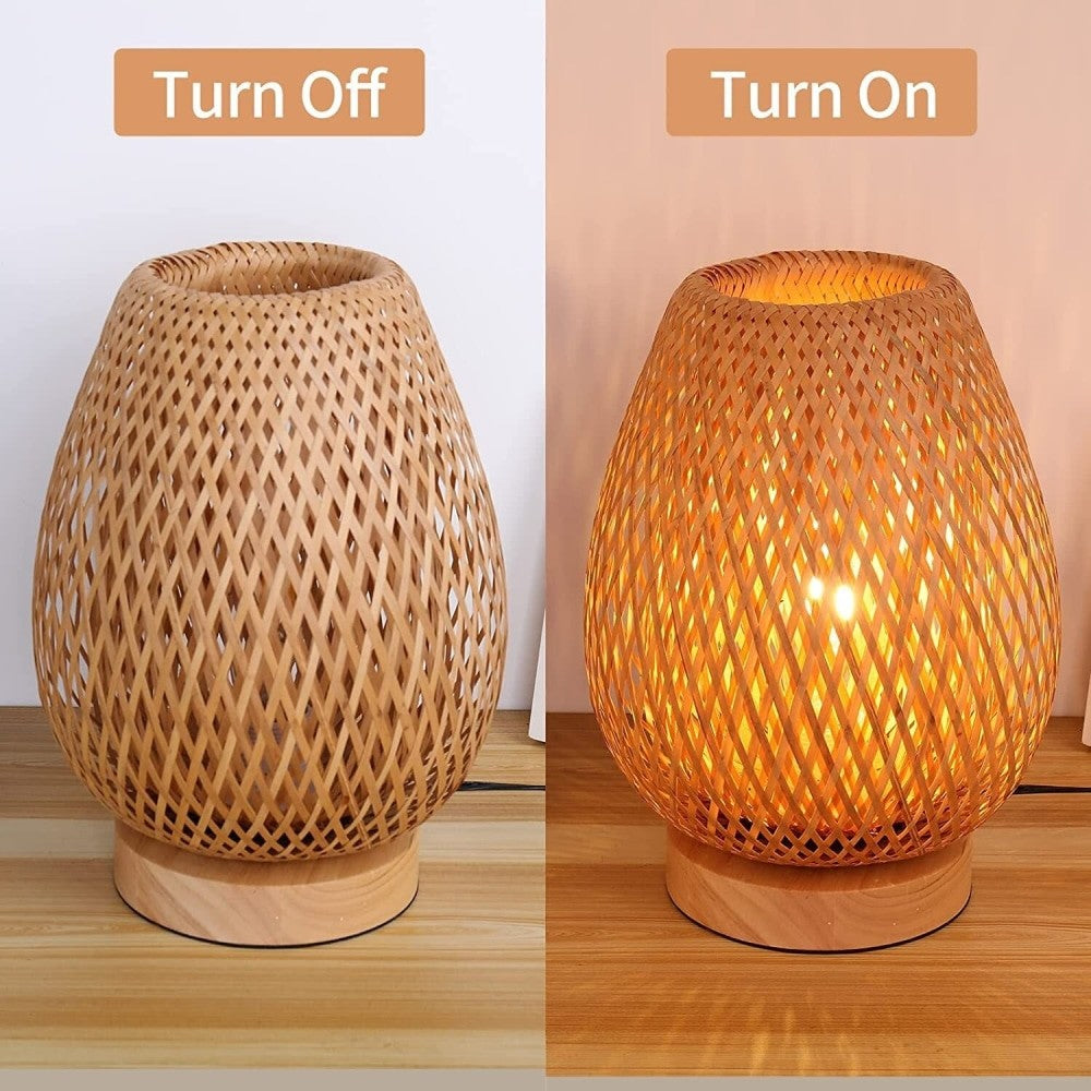 Bamboo Vintage Handmade Table Lamp