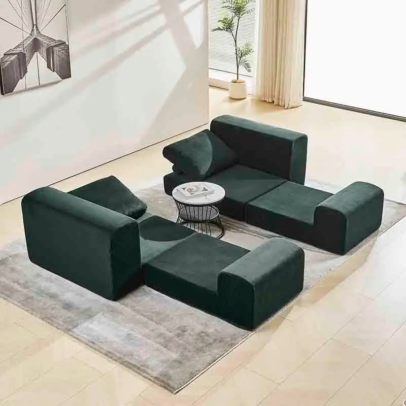 Modern Compressed Sectional Corner Sofa