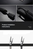 Touch Pull Out 3 Function Single Handle Dual Control Faucet