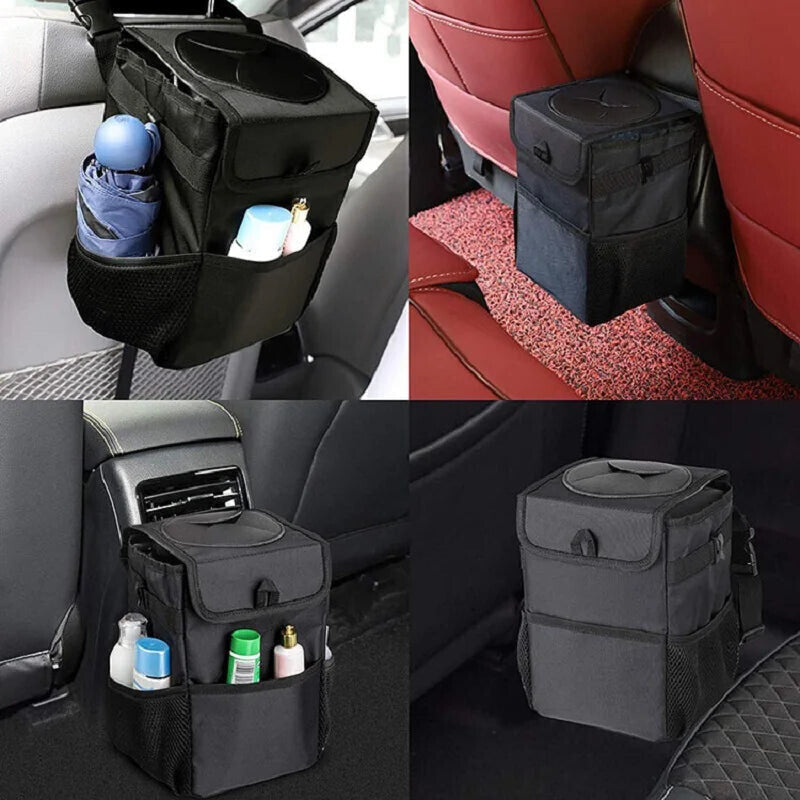 Waterproof Car Trash Can Portable Accessory Organizer