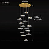 Nordic Circular Modern Chandelier Pendant Lamp