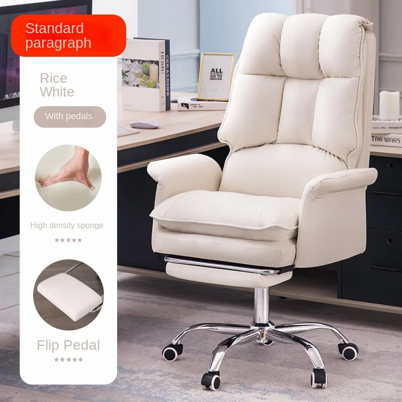 Ergonomic Office Reclining Desk Armrest Chair