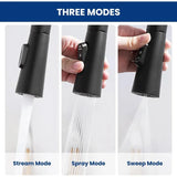 360° Rotation Sprayer Extendable 3 Jet Kitchen Faucet