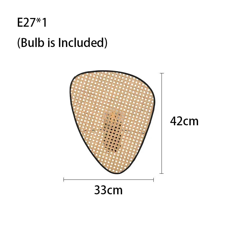Flower Rattan LED Floor Stand Light Lamp
