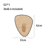 Flower Rattan LED Floor Stand Light Lamp