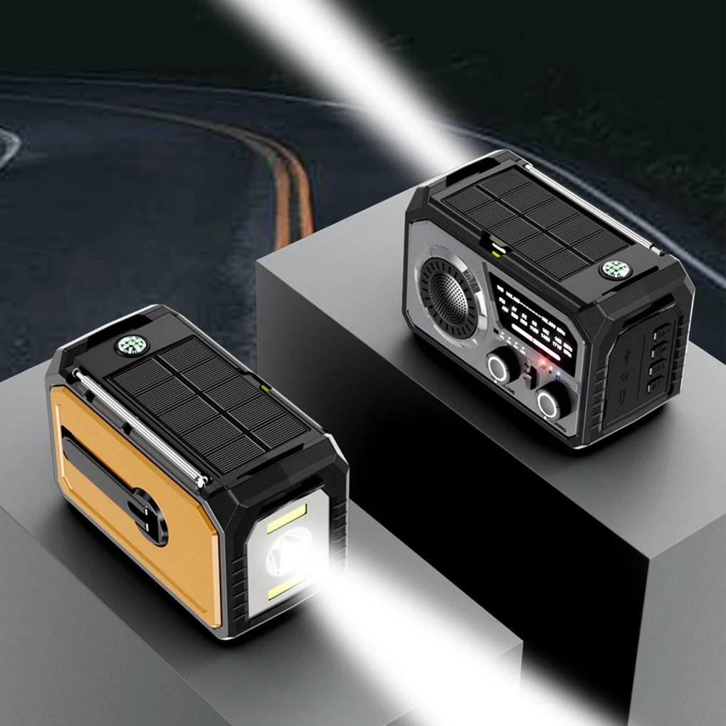 Weather Hand Crank Solar Charging SOS Alarm Radio