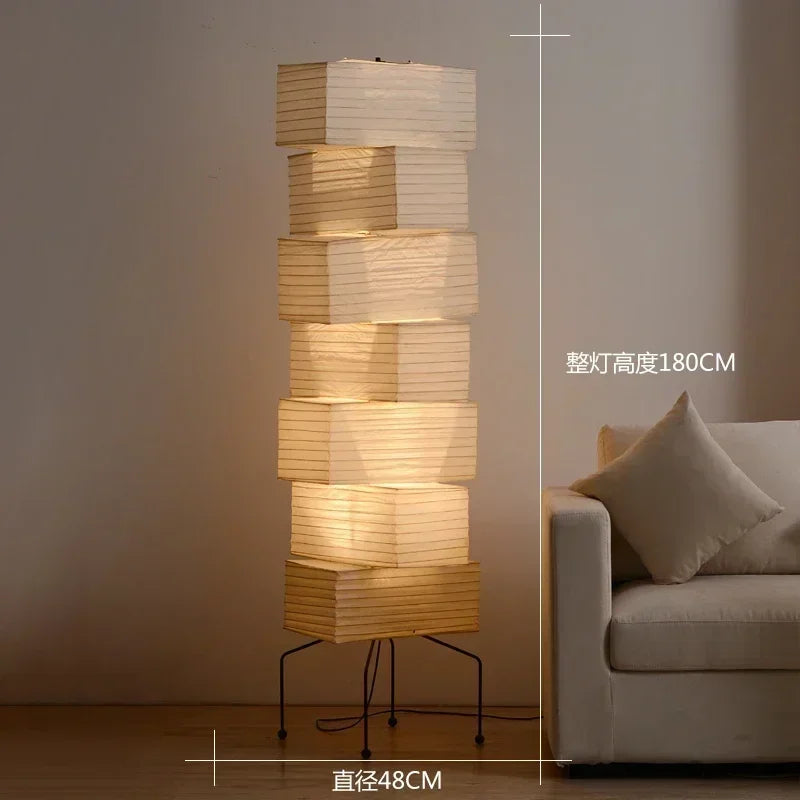LED Paper Stand Light Corner Floor Light Lamp