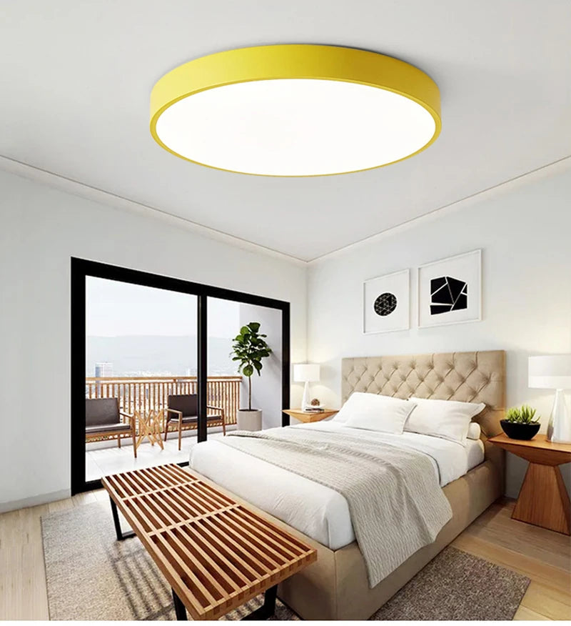 Modern Minimalist LED Flush Mount Ceiling Lamp