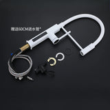 LED Panel Deck Mounted Flexible Hose Sink Kitchen Faucet