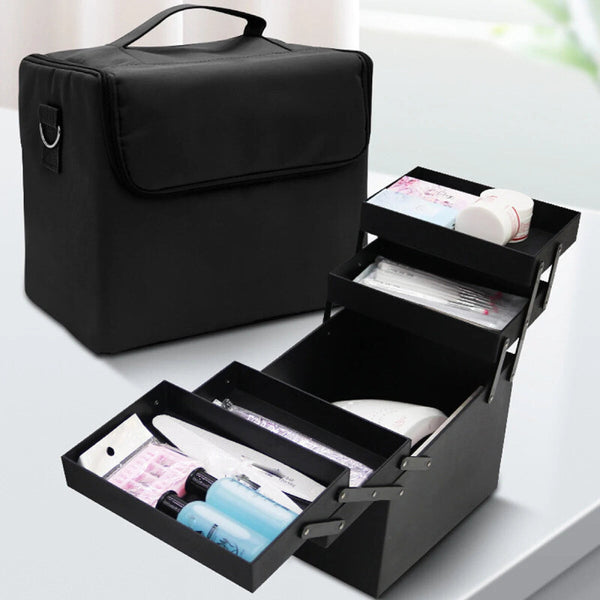 Portable Folding Cosmetic Tool Box