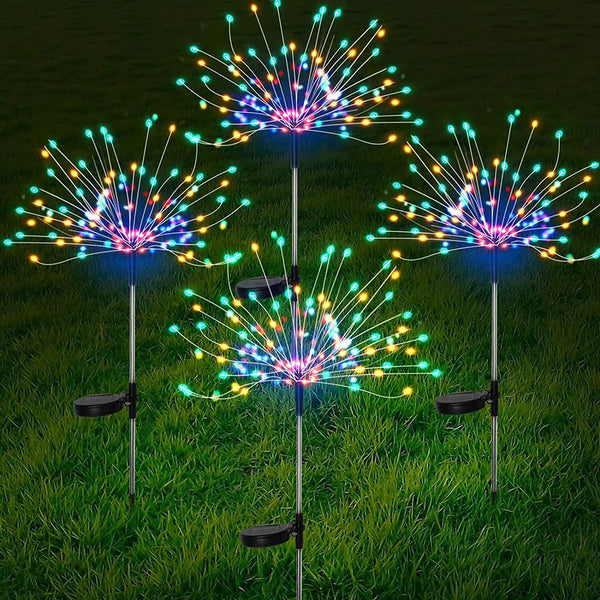 Solar LED Fireworks Lawn Lights