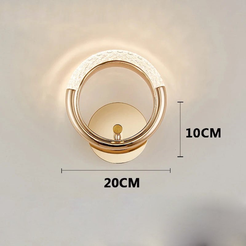 Luxury Nordic Wall Lamp Bedroom Bedside Wall Light