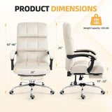 Ergonomic Footrest High Back Reclining Office Chair