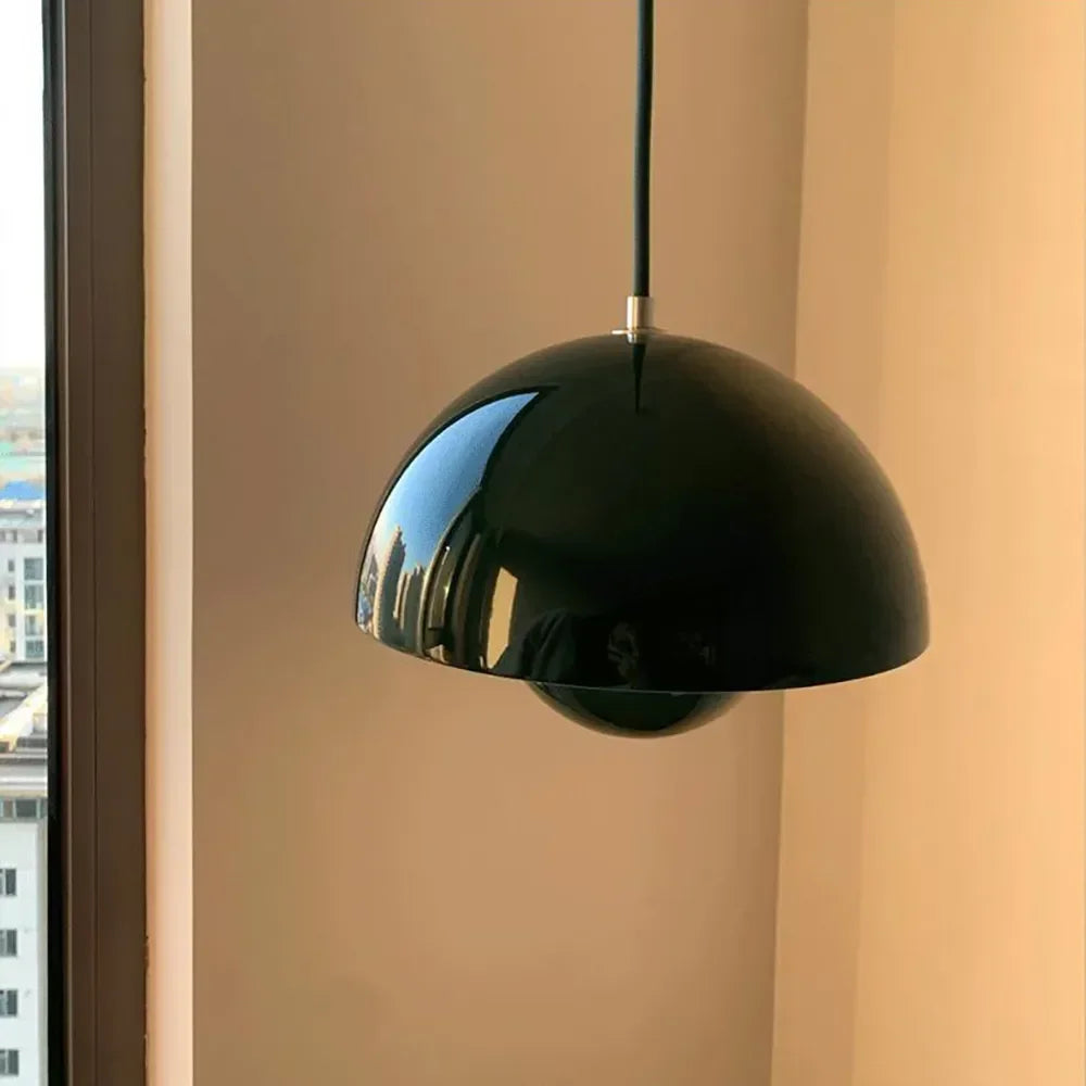 Nordic Flower Semicircular Hanging Pendant Lamp