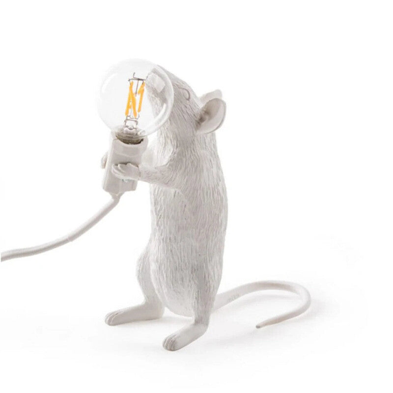 Modern Resin Animal Rat LED Table Lights