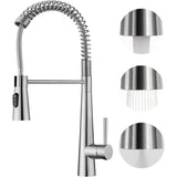 360° Rotation Sprayer Extendable 3 Jet Kitchen Faucet