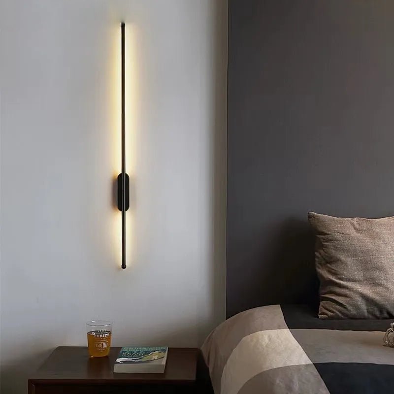 Modern Minimalist LED Long Pendulum Wall Lamp