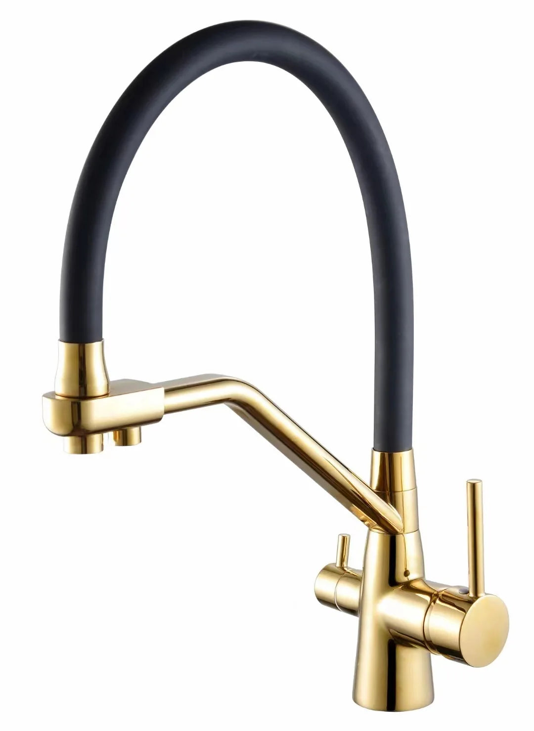 3 Way Kitchen Tap Extendible Shower Head 360° Faucet