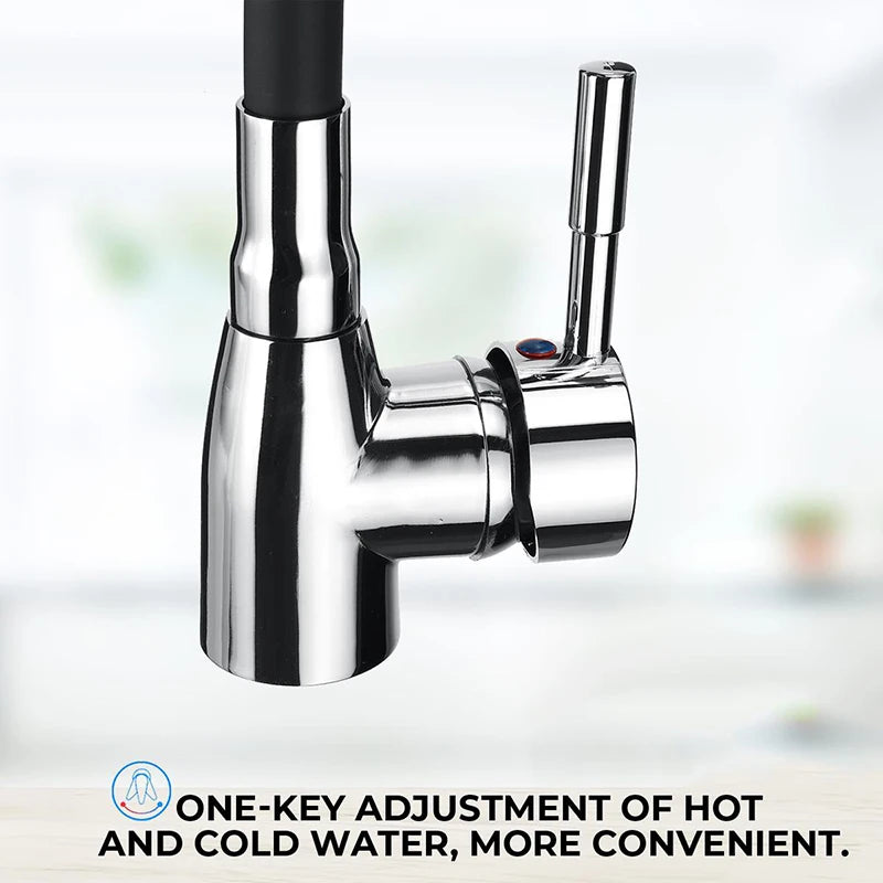360 Rotating Kitchen Single Handle Deck Mounted Faucet