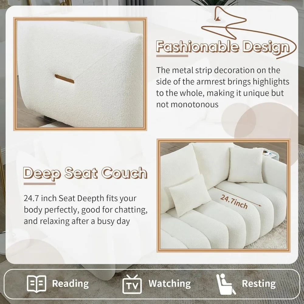 3 Seater Modern Deep Seat Cloud Sofa
