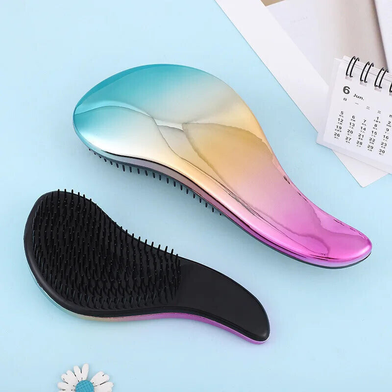 Colorful Hair Brush Comb TT Anti Knots Bright