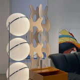 Double Triple Ball Floor Metal Light Lamp