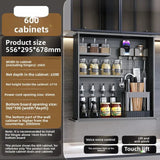 Touch Lift Wall Modern Kitchen Storage Organizer Cabinet
