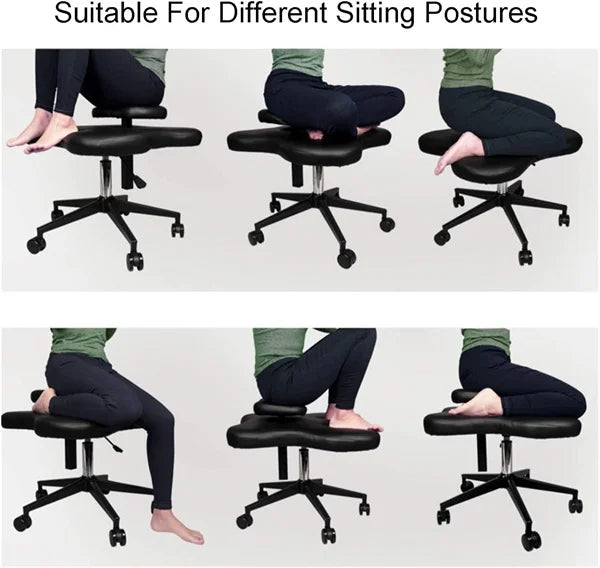 Cross Leg Stool Office Kneeling Posture Seat Chair