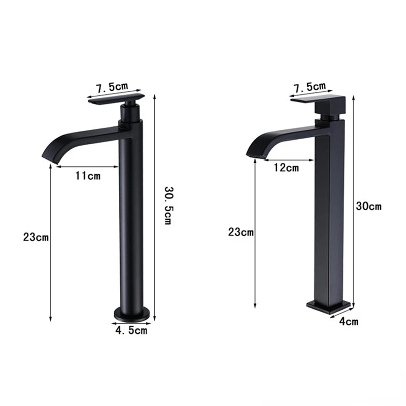 Waterfall Tall Basin Tap Sink Bathroom Faucet
