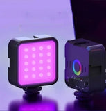 Portable Adjustable Mini Rgb Led Rechargeable Light